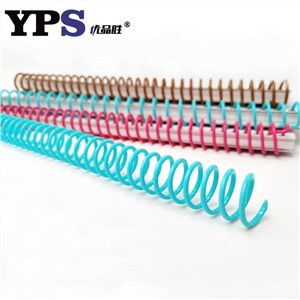 8mm Water Blue PET and PVC Plastic Springs Binding Coil