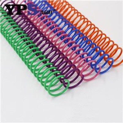 Colorful PET Spiral Binding Coil For Notebook Or Calendar