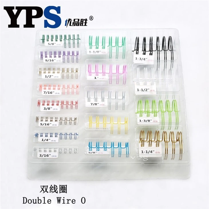 Double wire-o samples across multiple sizes Double wire-o samples across multiple sizes