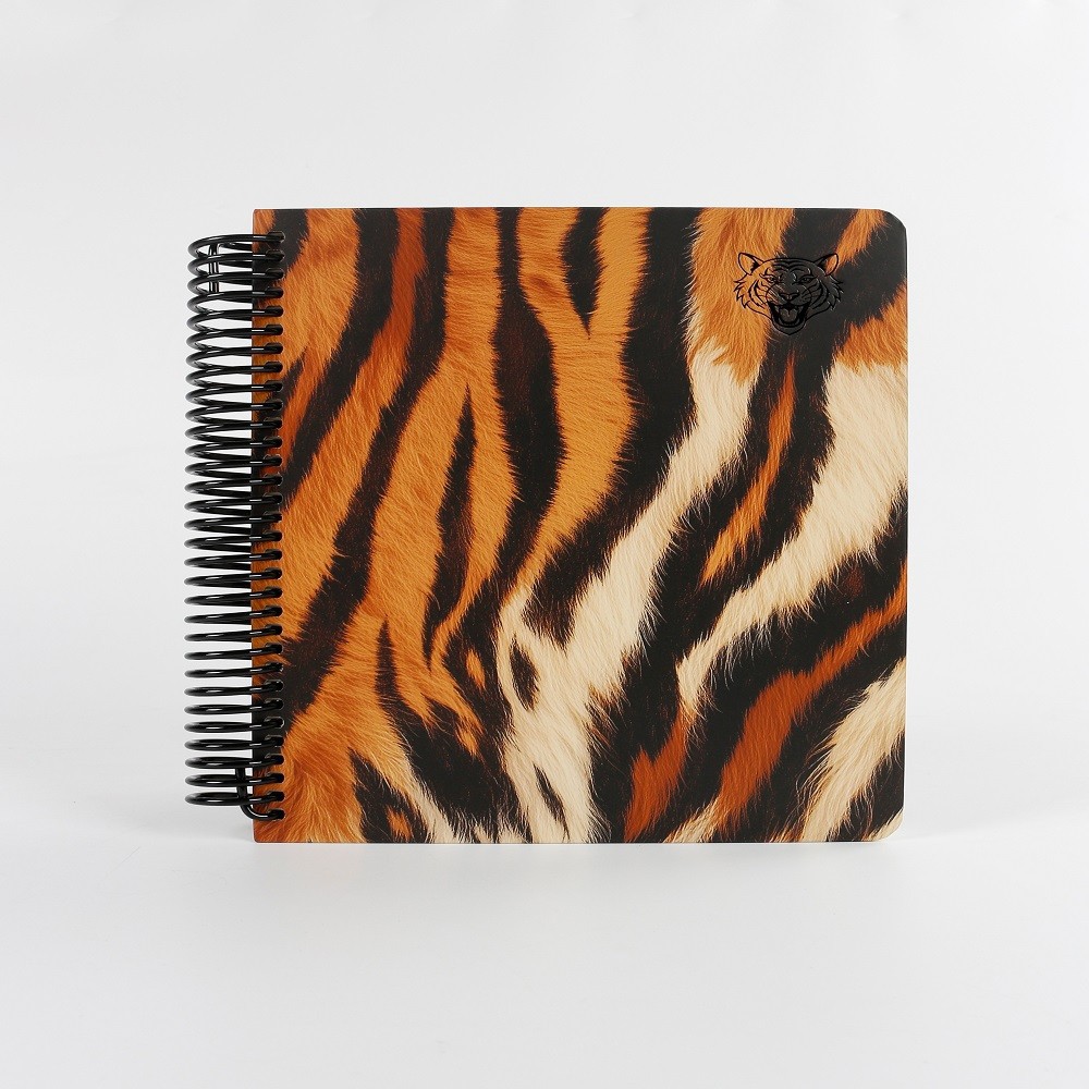 A6/A6L/A5MINI/A5/B5/A4 Spiral Gift Leopard Pattern Diary Notebook - High Quality, Thick, Complete Set Of 6 Pieces high quality
