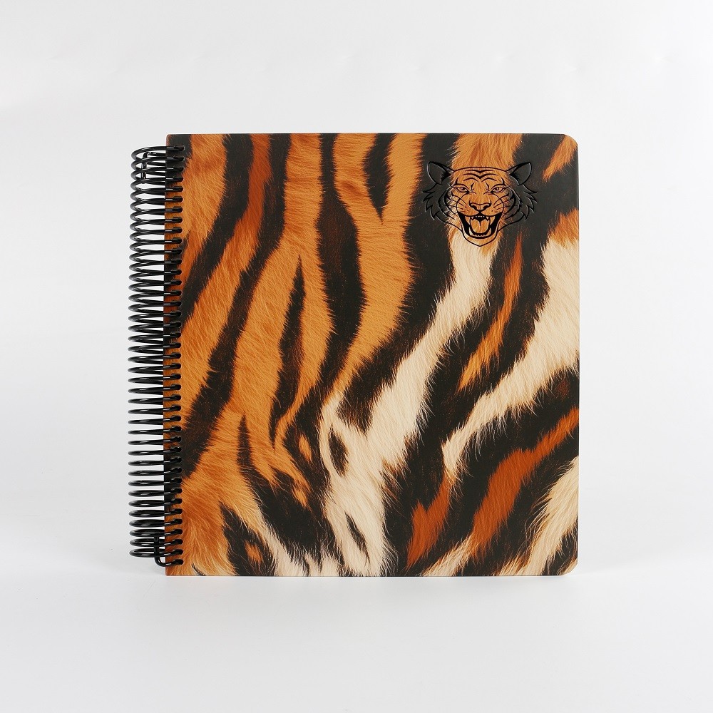 A6/A6L/A5MINI/A5/B5/A4 Spiral Gift Leopard Pattern Diary Notebook - High Quality, Thick, Complete Set Of 6 Pieces price