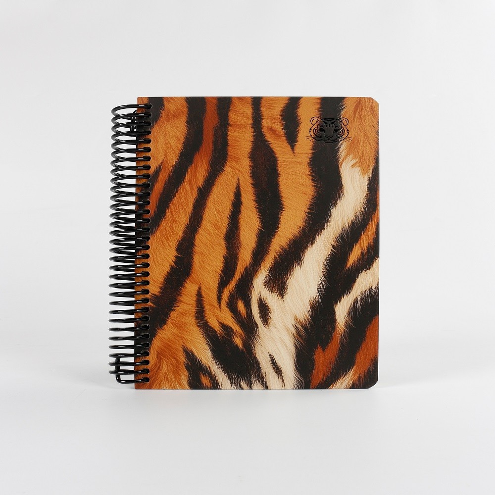 A6/A6L/A5MINI/A5/B5/A4 Spiral Gift Leopard Pattern Diary Notebook - High Quality, Thick, Complete Set Of 6 Pieces best